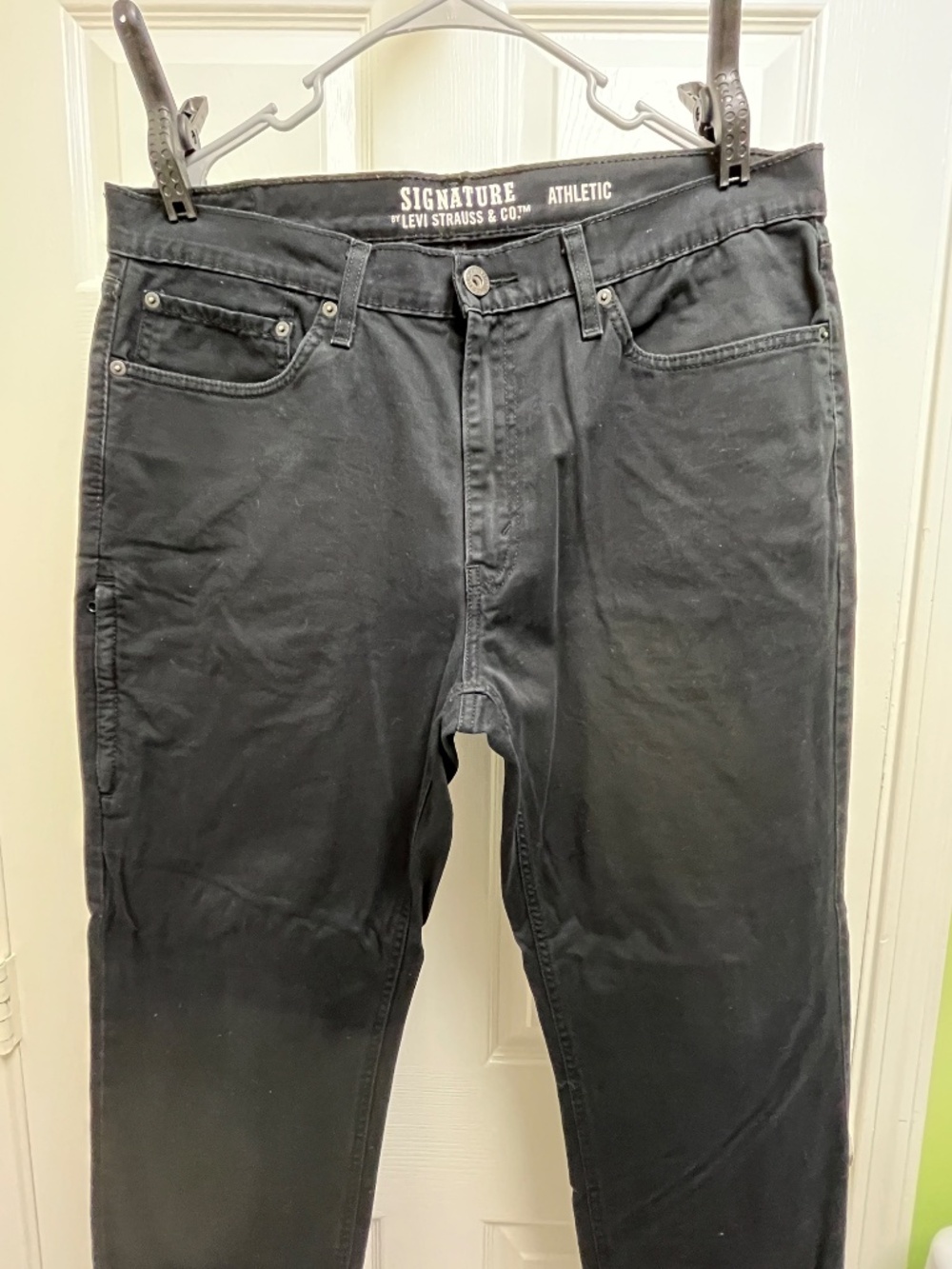Men's Levi's Signature Black Athletic 36W x 32L - Picture 4 of 15